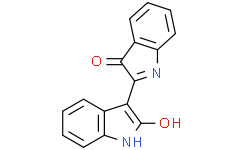Структурная формула Indirubin, CAS 479-41-4, формула C16H10N2O2