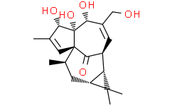 Структурная формула Ingenol, CAS 30220-46-3, формула C20H28O5