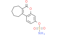 Структурная формула Irosustat（STX64）, CAS 288628-05-7, формула C14H15NO5S