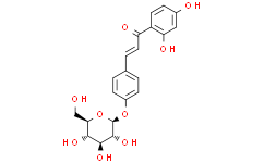 Структурная формула Isoliquiritin, CAS 5041-81-6, формула C21H22O9