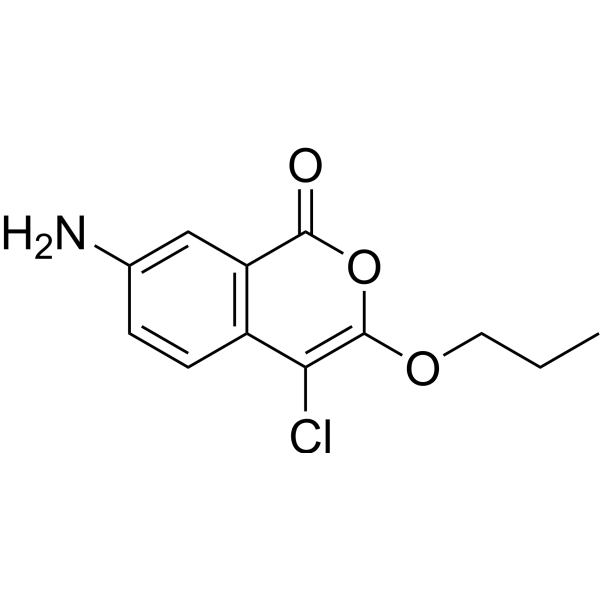 Структурная формула JCP174, CAS 126062-19-9, формула C12H12NO3Cl