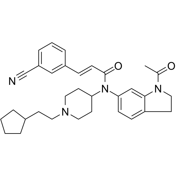 Структурная формула JNJ-5207787, CAS 683746-68-1, формула C32H38N4O2