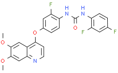 Структурная формула KI8751, CAS 228559-41-9, формула C24H18F3N3O4