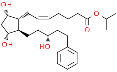 Структурная формула Latanoprost, CAS 130209-82-4, формула C26H40O5