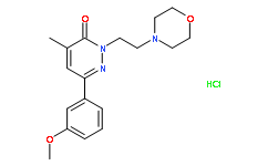 Структурная формула MAT2A inhibitor-2, CAS 13299-99-5, формула C18H24ClN3O3
