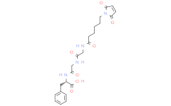 Структурная формула MC-Gly-Gly-Phe, CAS 1599440-15-9, формула C23N4O7H28