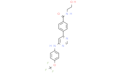 Структурная формула MDK74978（Multi-kinase inhibitor）, CAS 778274-97-8, формула C20N4O3F3H17