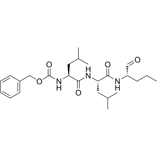 Структурная формула MG115, CAS 133407-86-0, формула C25H39N3O5