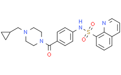 Структурная формула Mitapivat, CAS 1260075-17-9, формула C24H26N4O3S