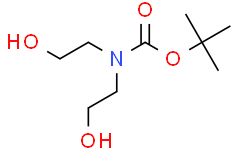 Структурная формула N-Boc-diethanolamine, CAS 103898-11-9, формула C9H19NO4