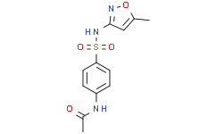 Структурная формула N4-Acetylsulfamethoxazole, CAS 21312-10-7, формула C12H13N3O4S