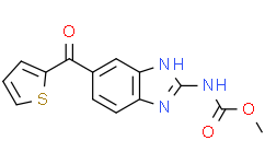 Структурная формула Nocodazole, CAS 31430-18-9, формула C14H11N3O3S