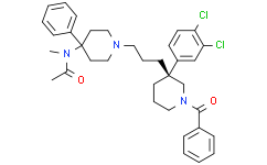 Структурная формула Osanetant, CAS 160492-56-8, формула C35H41Cl2N3O2