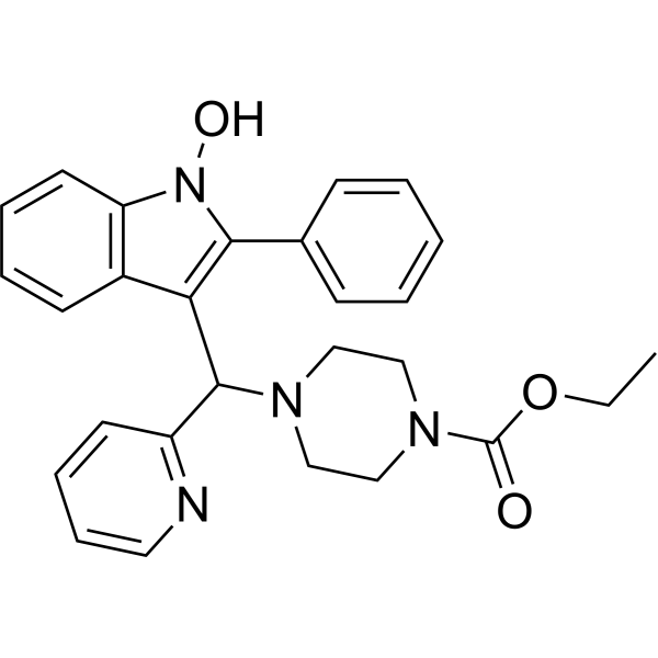 Структурная формула PIP-199, CAS 622795-76-0, формула C27H28N4O3