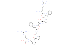 Структурная формула Retrobradykinin, CAS 5991-13-9, формула C50H73N15O11