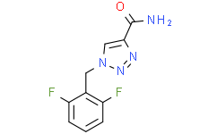 Структурная формула Rufinamide, CAS 106308-44-5, формула C10H8F2N4O