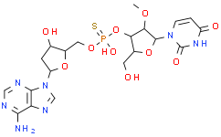 Структурная формула Inarigivir(ORI-9020,SB-9000), CAS 475650-36-3, формула C20N7O10PSH26