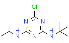 Структурная формула Terbuthylazine, CAS 5915-41-3, формула C9H16ClN5
