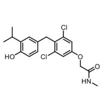 Структурная формула ABX-002, CAS 2156649-32-8, формула C19H21Cl2NO3