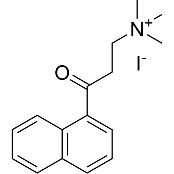 Структурная формула Альфа-NETA (α-NETA, CAS 115066-04-1, формула C16H20InO