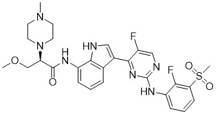 Структурная формула Londamocitinib（AZD4604）, CAS 2241039-81-4, формула C28H31F2N7O4S