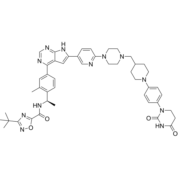 Структурная формула Бтк-ин-29 (соединение 14, CAS 2736508-60-2, формула 851.01