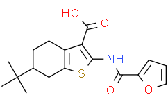 Структурная формула CaCC(inh)-A01, CAS 407587-33-1, формула C18H21NO4S
