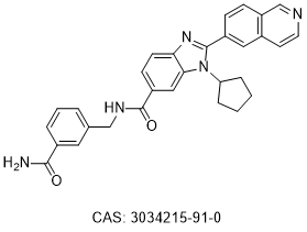 Структурная формула CDD-1281, CAS 3034215-90-0, формула C30H27N5O2