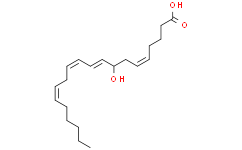 Структурная формула (±)8-HETE, CAS 79495-84-4, формула C20H32O3