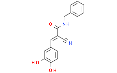 Структурная формула (E/Z)-AG490, CAS 134036-52-5, формула C17H14N2O3