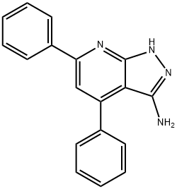 Структурная формула EB1, CAS 42951-68-8, формула C18H14N4