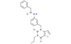 Структурная формула FEN1-IN-SC13, CAS 2098776-03-3, формула C24H23N3O3S