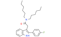 Структурная формула FGIN-1-27, CAS 142720-24-9, формула C28H37N2OF
