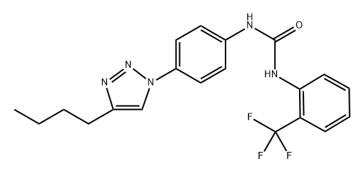 Структурная формула FHP01, CAS 1985601-04-4, формула C20H20F3N5O