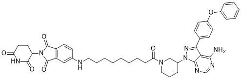 Структурная формула GBD-9, CAS 2864408-92-2, формула C44H47N9O6