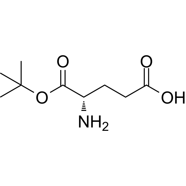 Структурная формула H-Glu-OtBu, CAS 45120-30-7, формула C9H17NO4