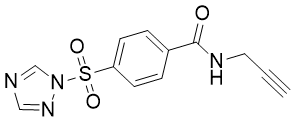 Структурная формула HHS-475, формула C12H10N4O3S