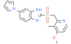 Структурная формула Ilaprazole sulfone, CAS 172152-37-3, формула C19H18N4O3S