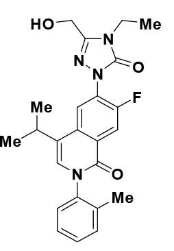 Структурная формула JNJ-74856665, формула C24H25FN4O3