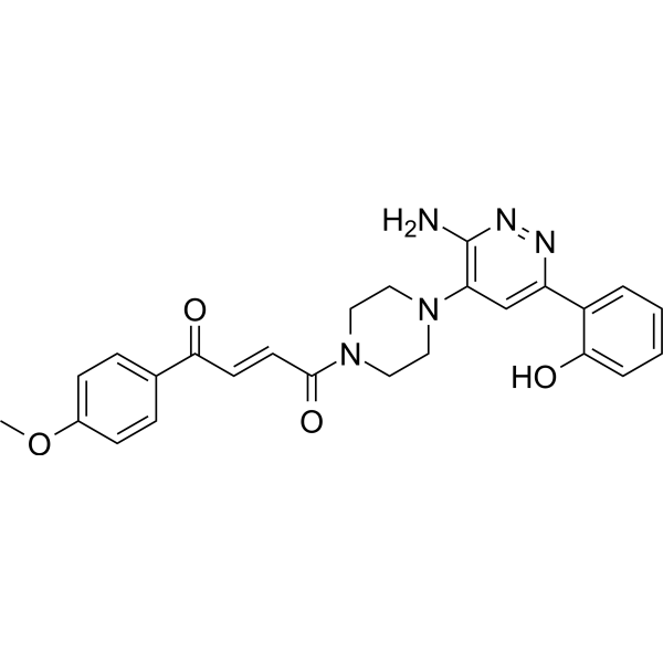Структурная формула JP-2-249, CAS 3036530-41-0, формула C25H25N5O4