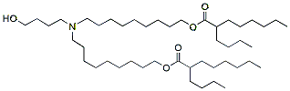 Структурная формула Acuitas Lipid III-25, CAS 2036273-14-8, формула C46H91NO5