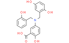 Структурная формула lavendustin A, CAS 125697-92-9, формула C21H19NO6