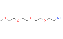 Структурная формула m-PEG4-Amine, CAS 85030-56-4, формула C9H21NO4