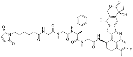 Структурная формула MC-GGFG-DX8951, CAS 1600418-29-8, формула C49H51FN8O11