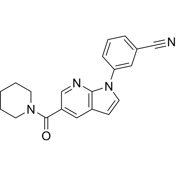 Структурная формула MF-DH-300, CAS 2673403-86-4, формула C20H18N4O