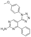 Структурная формула Мортапариб, CAS 139393-50-3, формула C18H15N7O