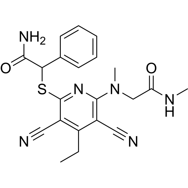 Структурная формула MS9024, CAS 3107482-42-5, формула C21H22N6O2S
