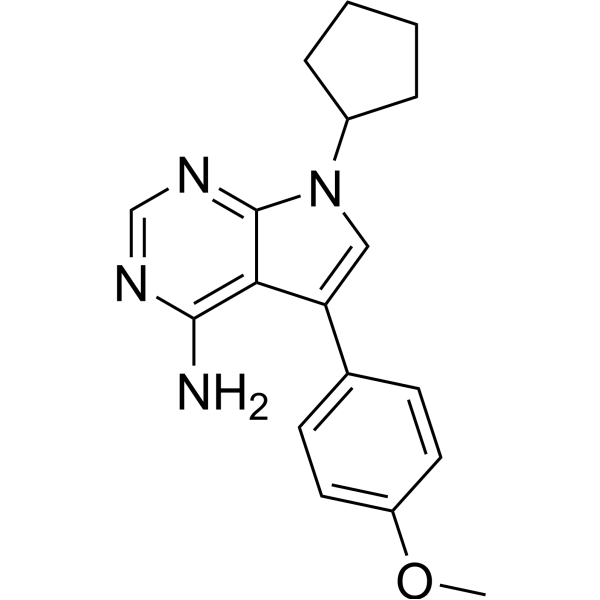 Структурная формула NCGC00262650, CAS 344359-25-7, формула C18H20N4O
