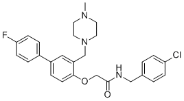 Структурная формула NUCC-0200590, CAS 1060461-67-7, формула C27H29ClFN3O2