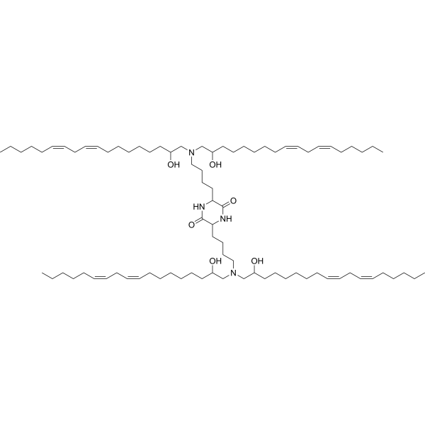 Структурная формула OF-02, CAS 1883431-67-1, формула C84H152N4O6